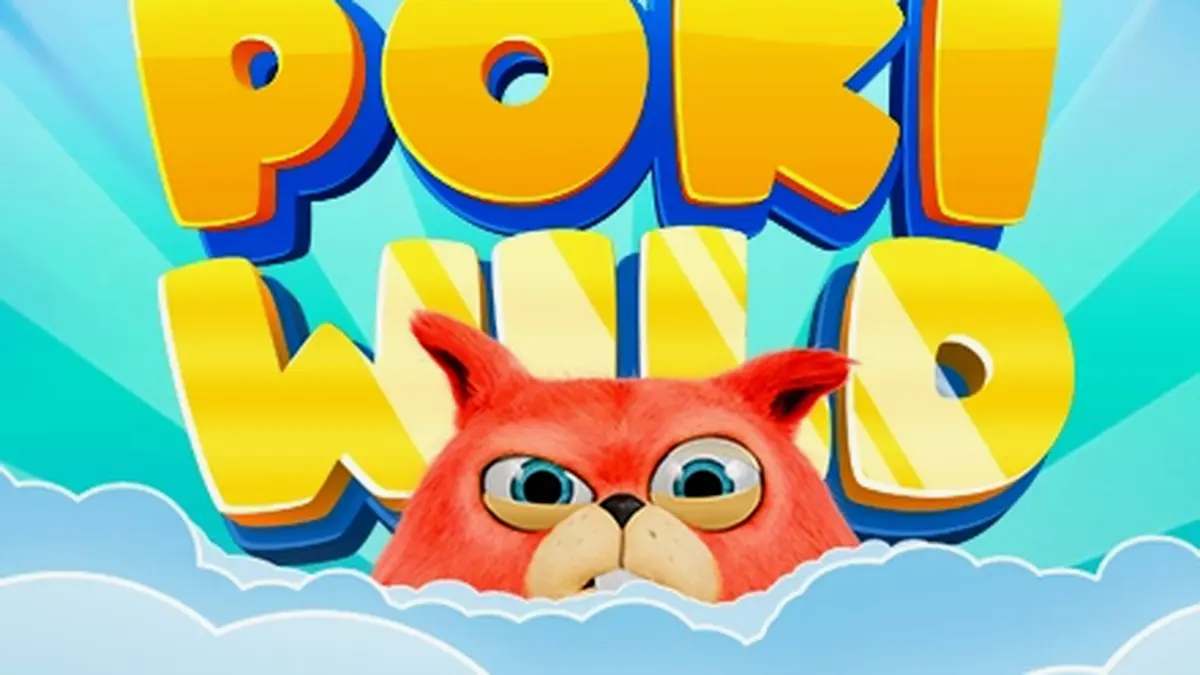 Interface de jogo do slot Poki Wild com elementos visuais vibrantes.